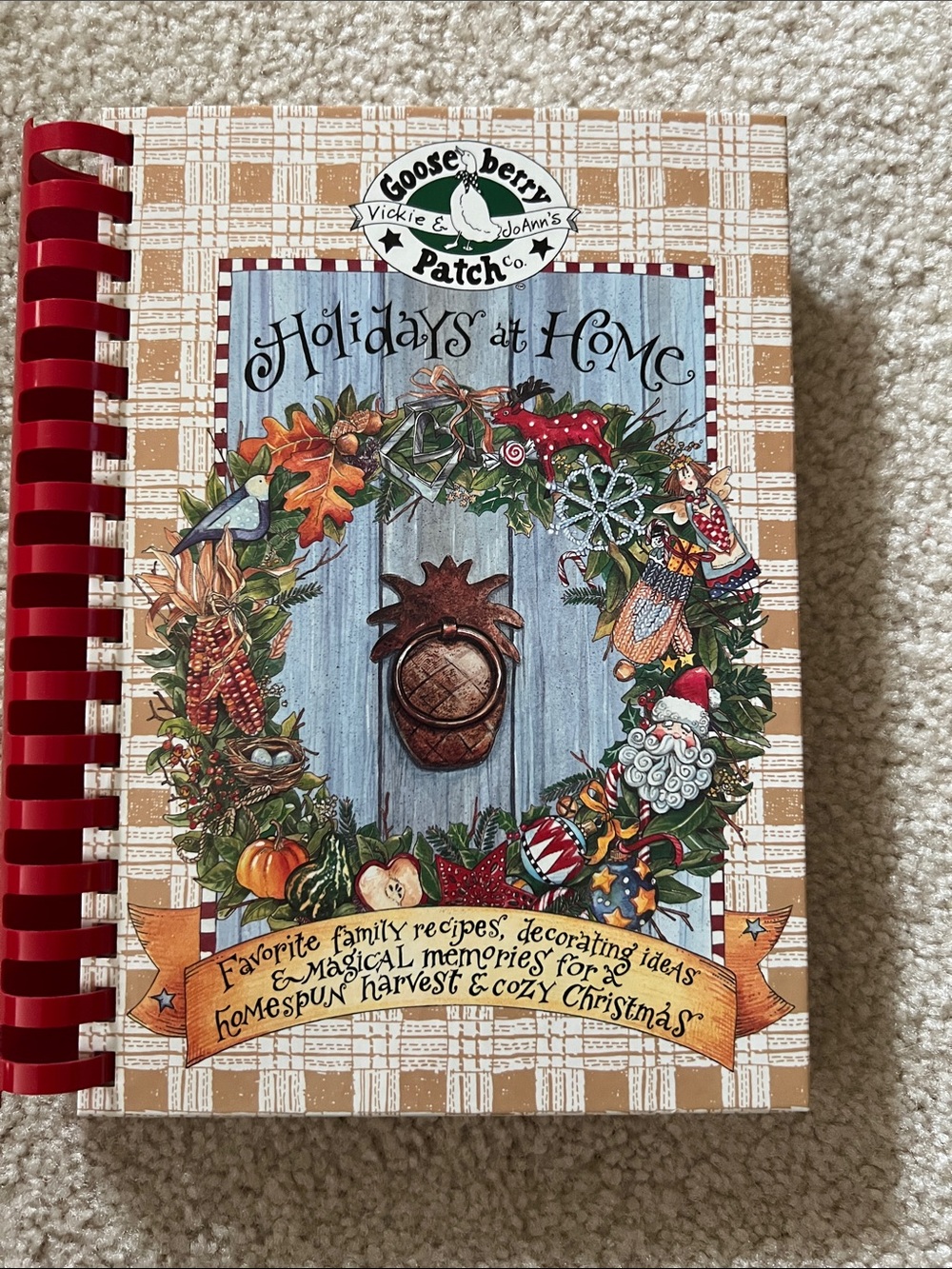 Gooseberry Patch Holidays at Home Cookbook - EC